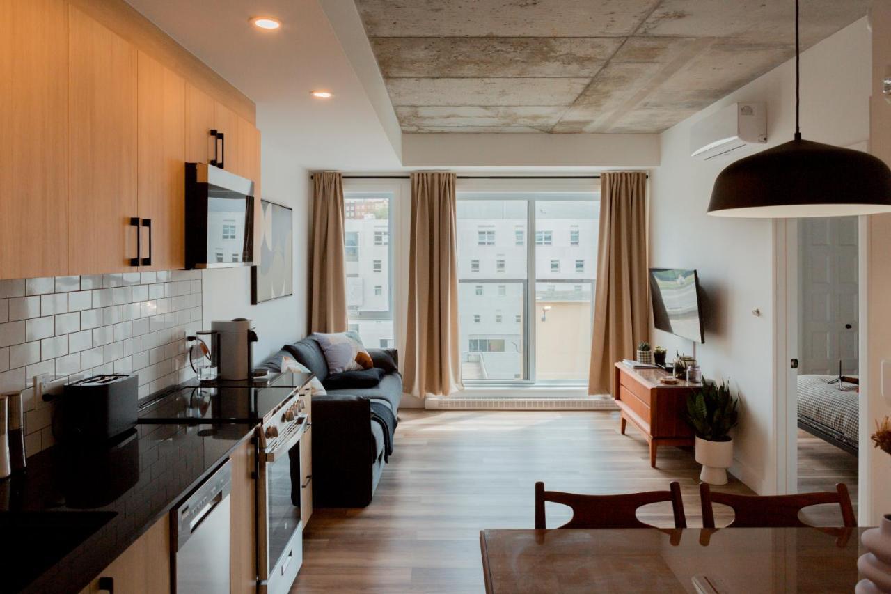 Condo Mid-Century Modern Style - Pool/Terrace Quebec City Ngoại thất bức ảnh